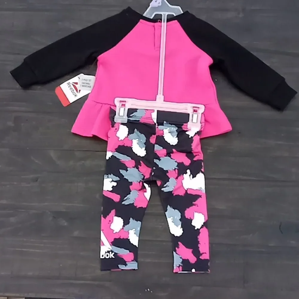 Reebok Little girls active set 12 months